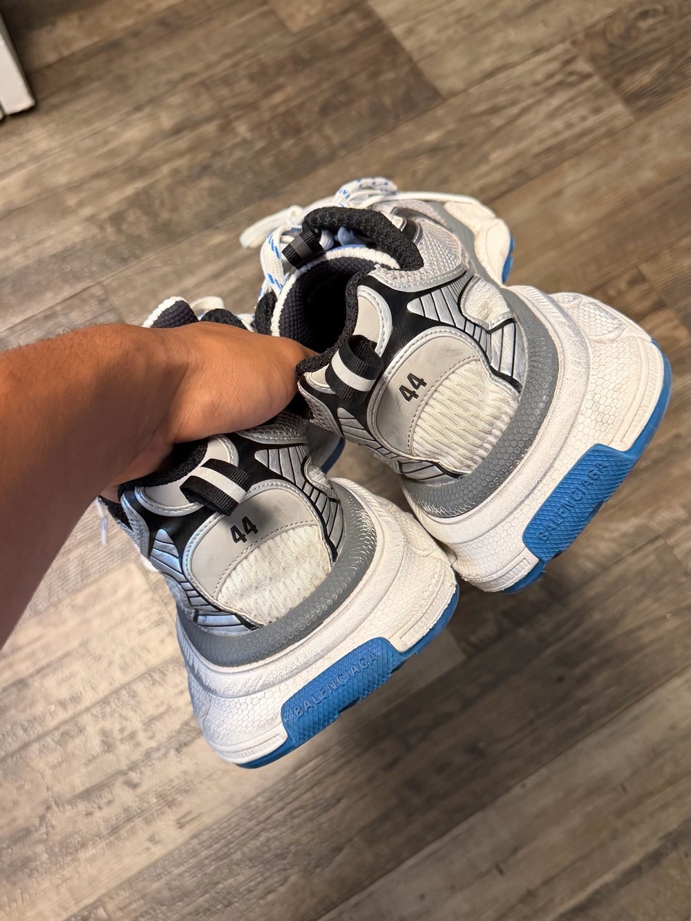 Balenciaga 3xls silver blue gray - Picture 5 of 5